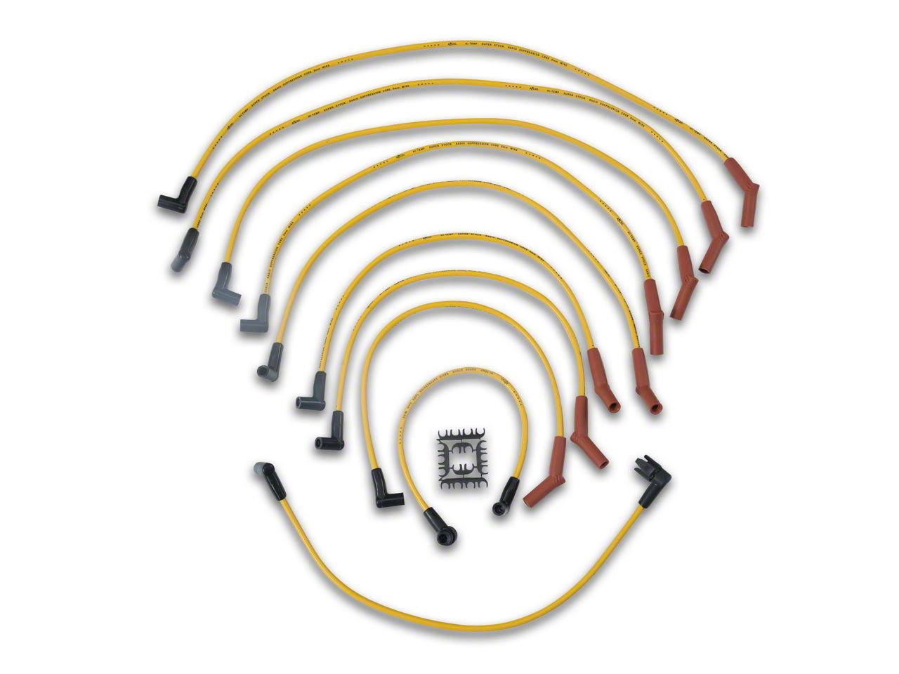 ACCEL Super Stock 8mm Spark Plug Wires - Yellow (86-93 5.0L)