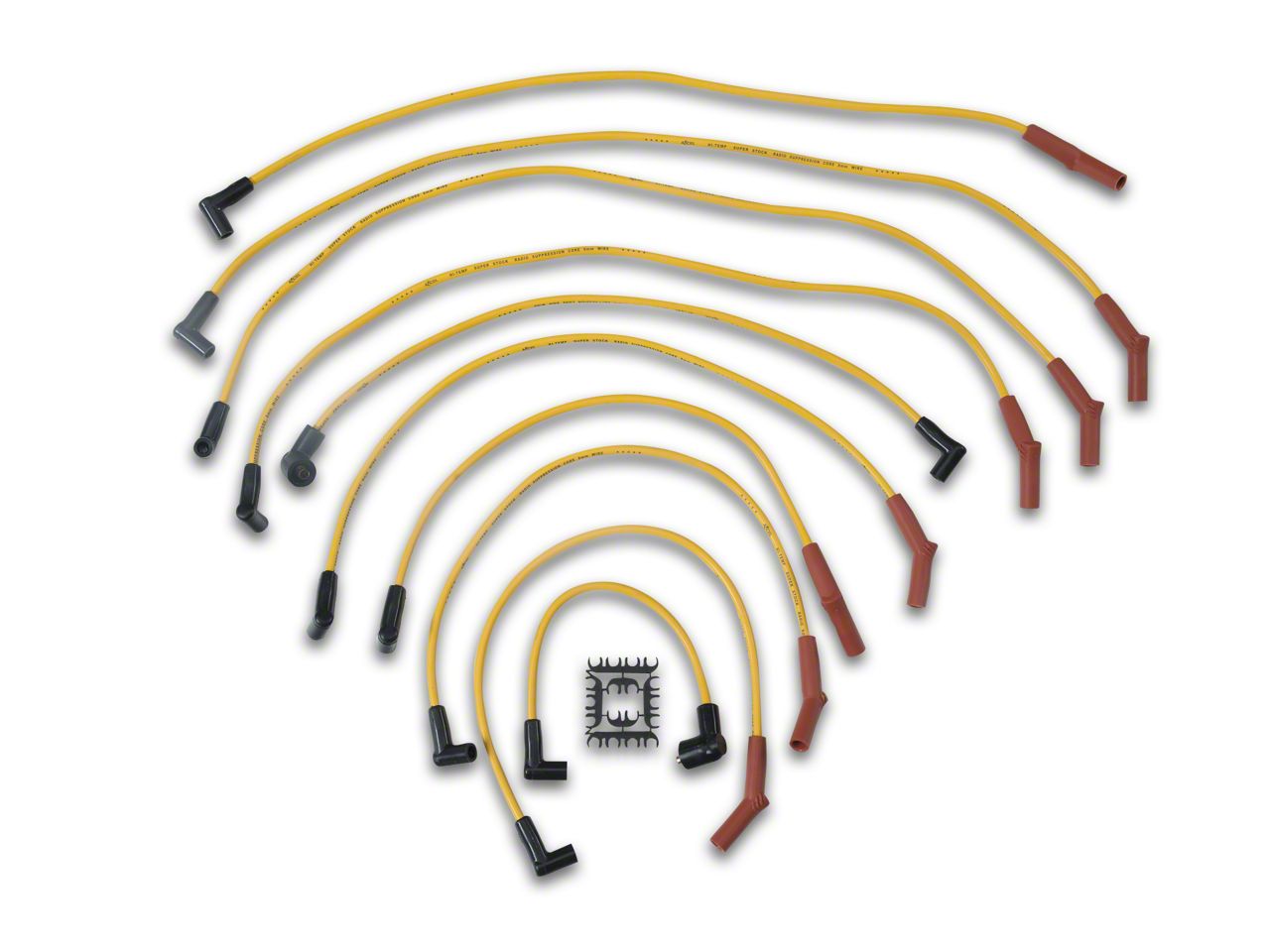 Accel Super Stock 8mm Spark Plug Wires - Yellow (79-85 5.0L)