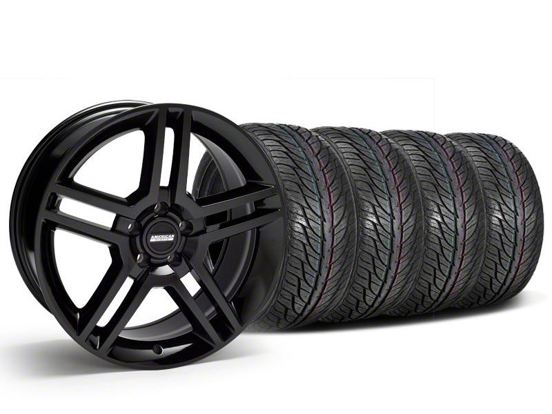 Black 2010 Style GT500 Wheel & General Tire Kit - 19x8.5 (05-14 All)