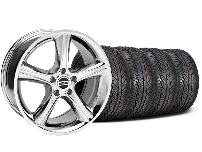 Chrome Style GT Premium Wheel & General Tire Kit - 19x8.5 (05-14 All)
