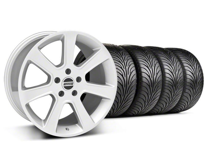 Silver S197 Saleen Style Wheel & Sumitomo Tire Kit - 18x9 (99-04 All)