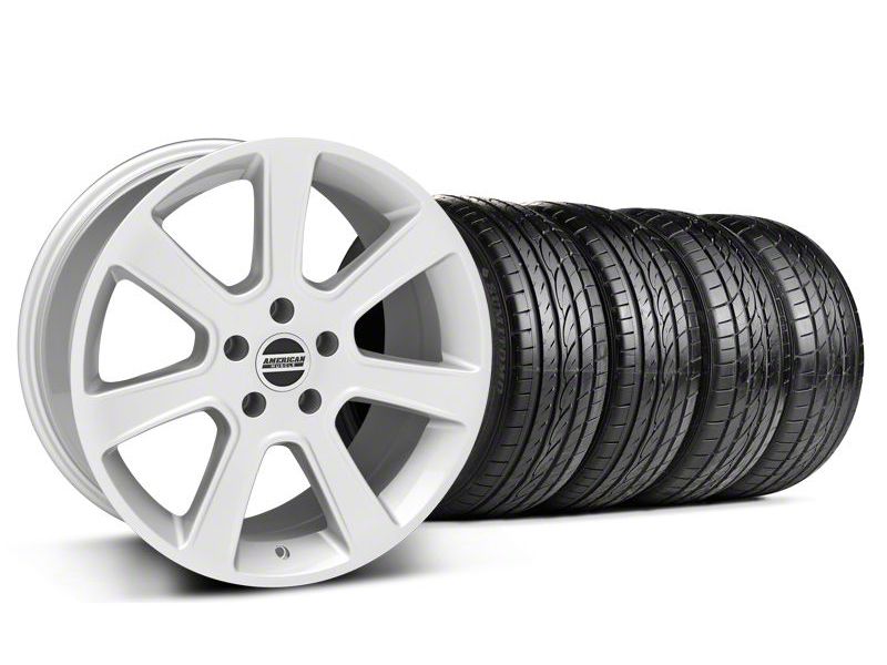 Silver S197 Saleen Style Wheel & Sumitomo Tire Kit - 20x9 (05-13 All)