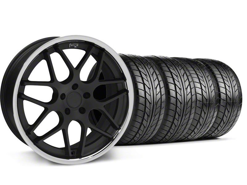 Matte Black Niche Mugello Wheel & NITTO Tire Kit - 20x8.5 (05-14 All)
