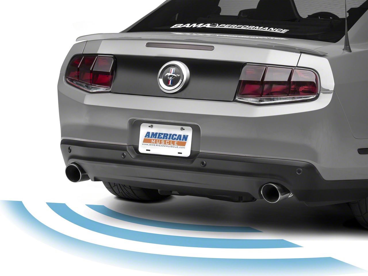 Raxiom Mustang Rear Parking Sensors Unpainted 384298 (0514 All