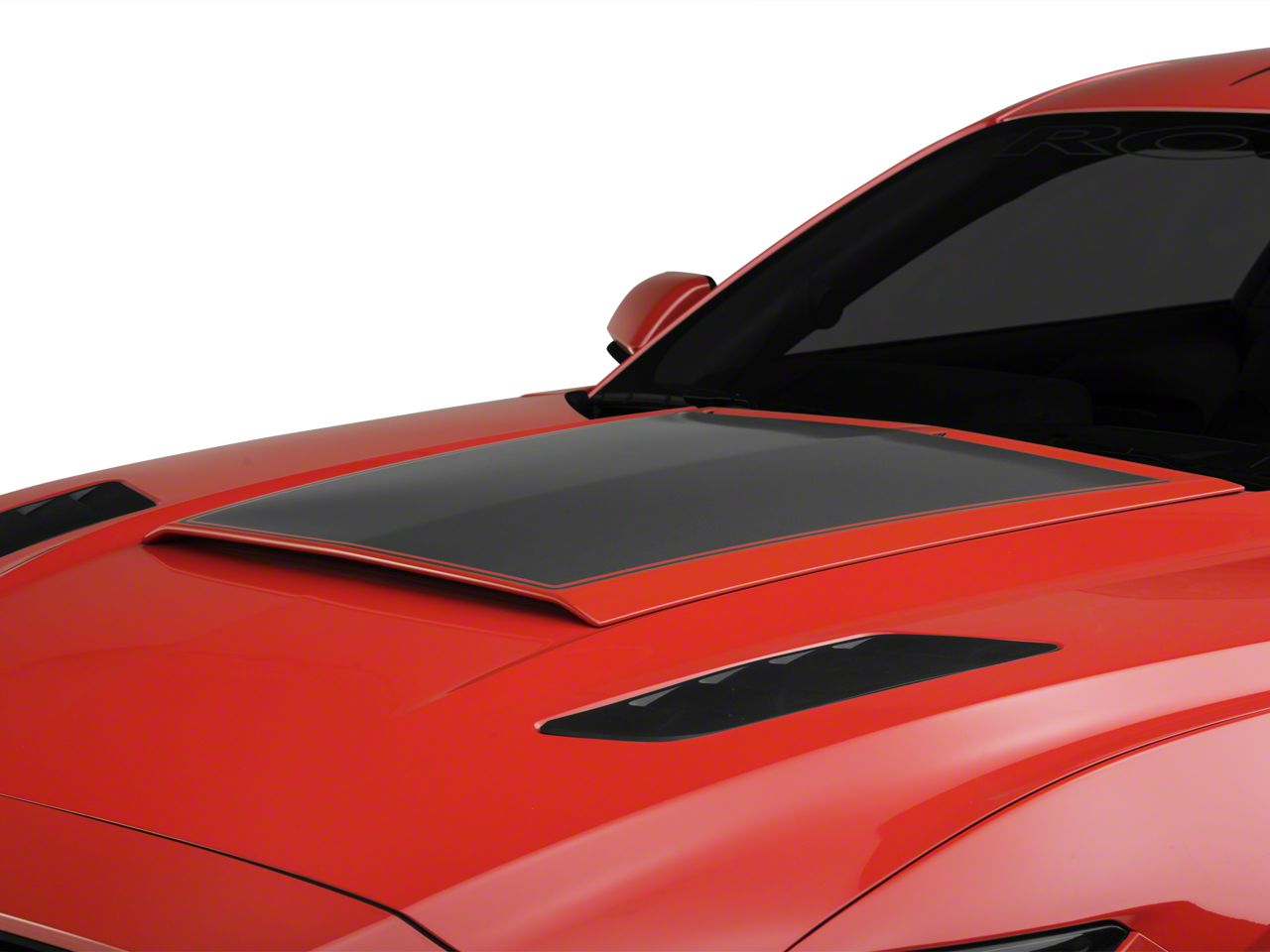 Roush Mustang Hood Scoop Unpainted 421858 (1517 GT, EcoBoost, V6