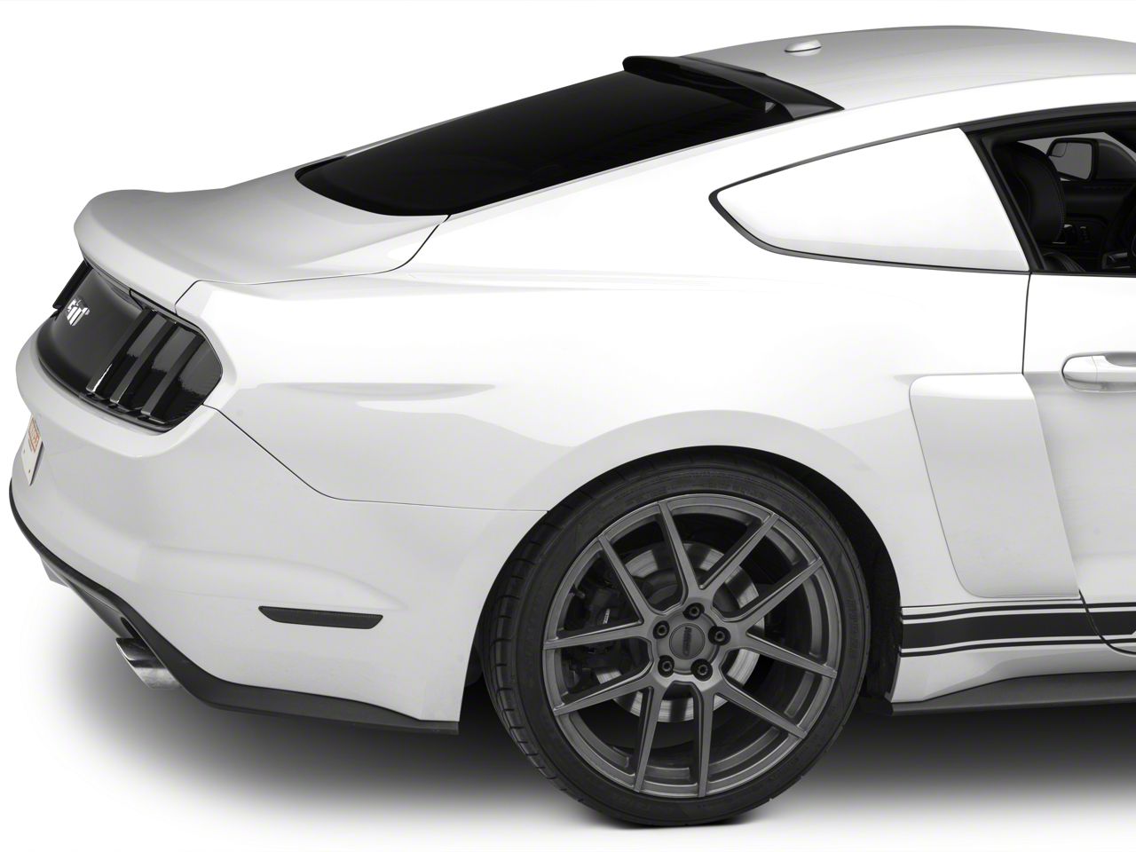 MMD Mustang Roof Spoiler Matte Black 390039 (1517 Fastback) Free