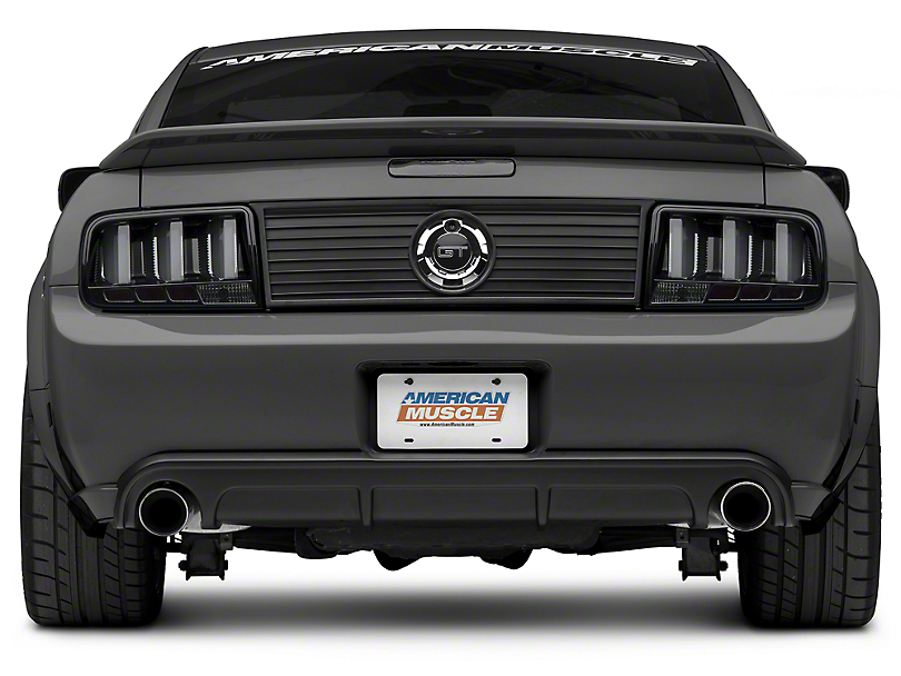 Raxiom Smoked Vector Mustang Tail Lights White Diffusers