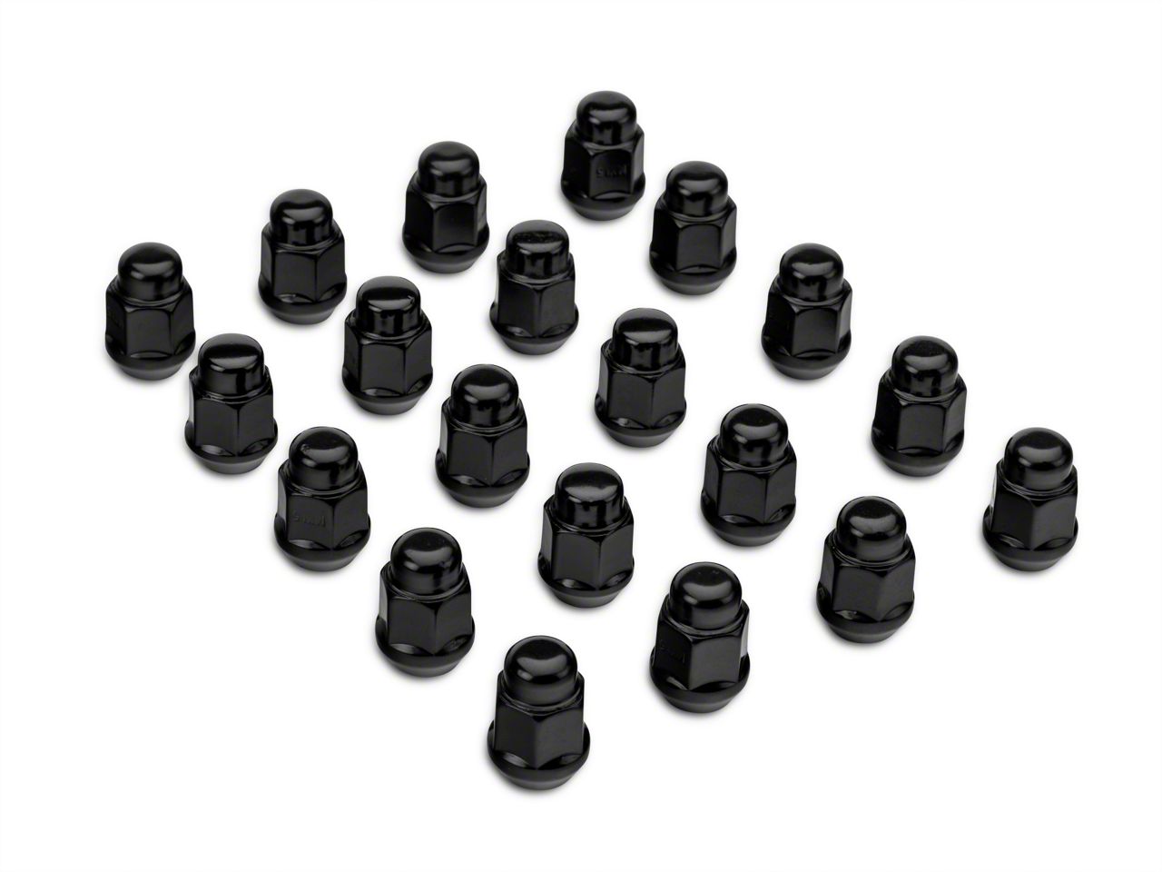 Black Mustang Lug Nut Kit 14mm x 1.50 (1517 All) Free Shipping
