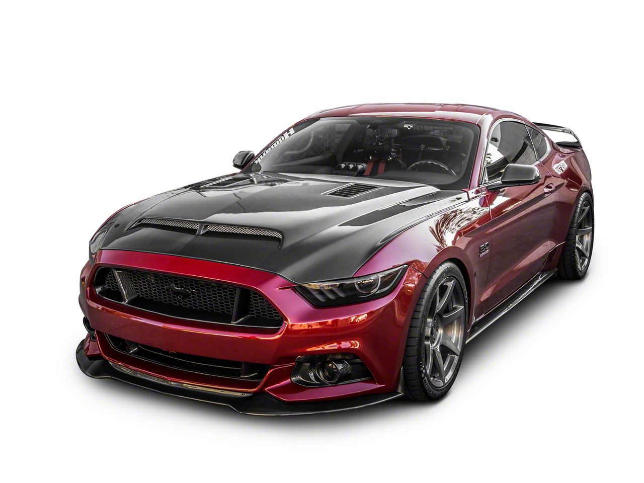 Trufiber Mustang Carbon Fiber Ram Air Hood TC10026A53 (1517 GT