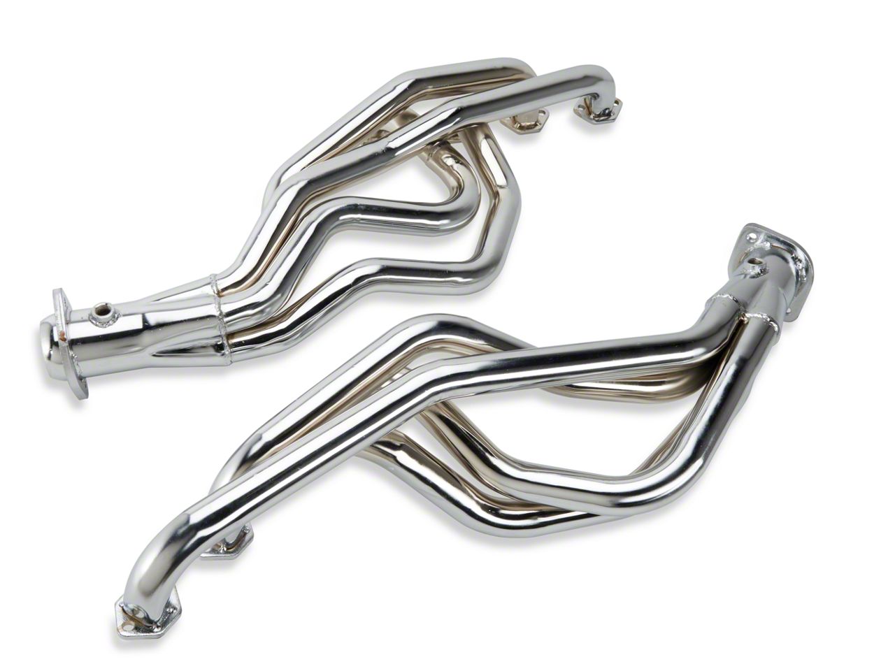 MAC Chrome Long Tube Headers - Automatic (79-93 5.0L)
