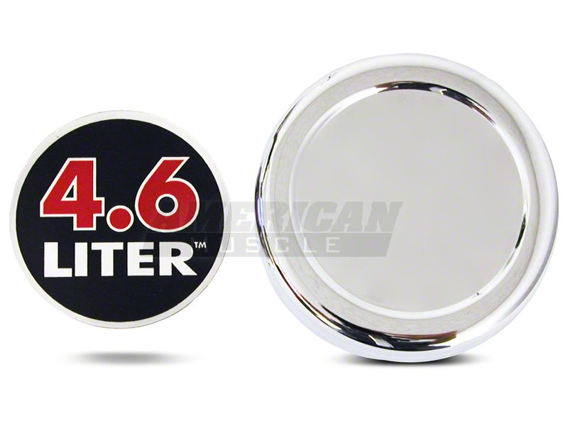 Chrome Oil Cap Cover - 4.6 Logo (96-10 4.6L)