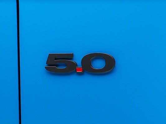 Matte Black Coyote Style 5.0 Emblem - Pair