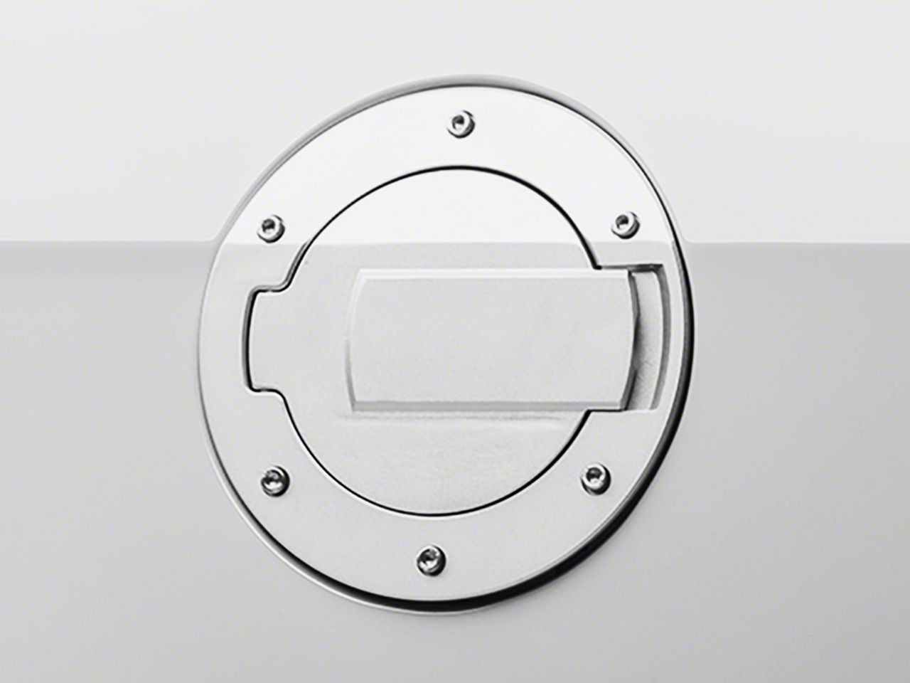 MMD Chrome Billet Aluminum Fuel Door (10-14 All)
