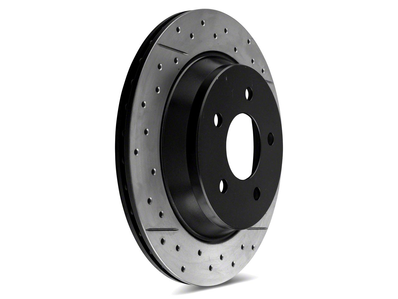 DBA X-Gold Series Cross Drilled/Slotted Rotors - Rear Pair (94-04 Bullitt, Mach 1, Cobra)