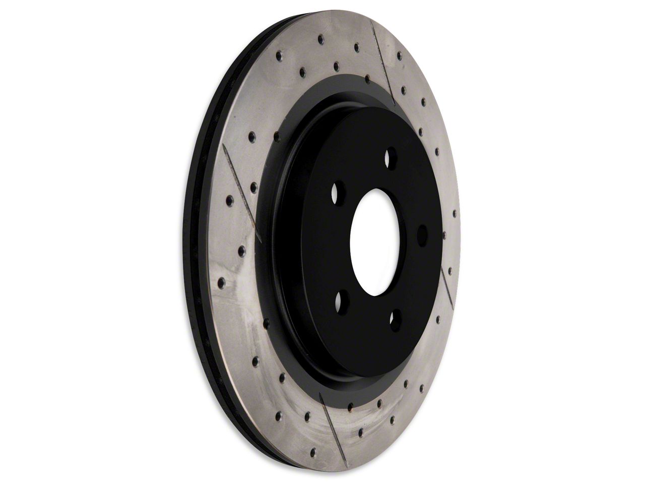 DBA X-Gold Series Cross Drilled/Slotted Rotors - Rear Pair (05-13 GT, V6)