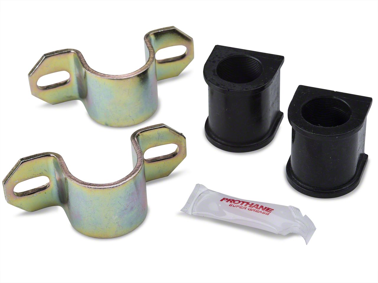 Prothane Front Sway Bar Bushings - 27mm w/ Brackets (85-93 All)