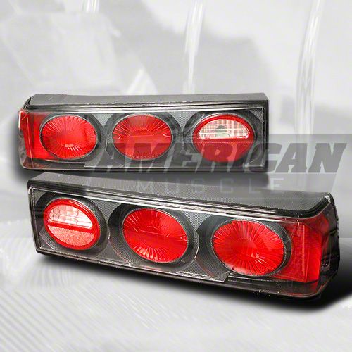 Mustang Carbon Fiber Taillights (87-93)