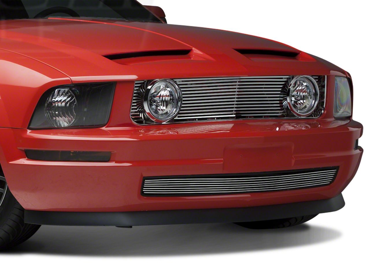 Chrome GT Style Grille w/ Angel Eye Fog Lights (05-09 V6)