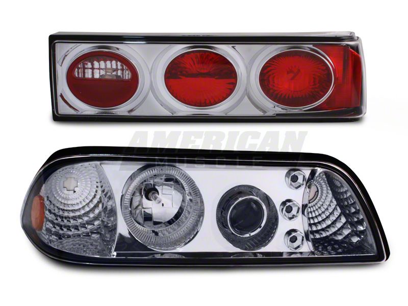Chrome Projector LED Headlight and Tail Light Combo (87-93 All)
