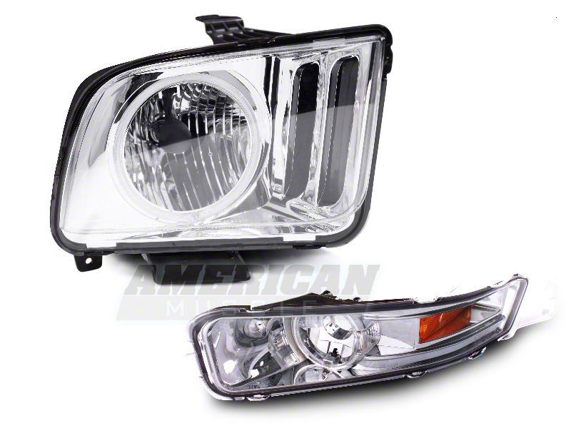 Chrome Headlight and Turn Signal Combo (05-09 GT, V6)