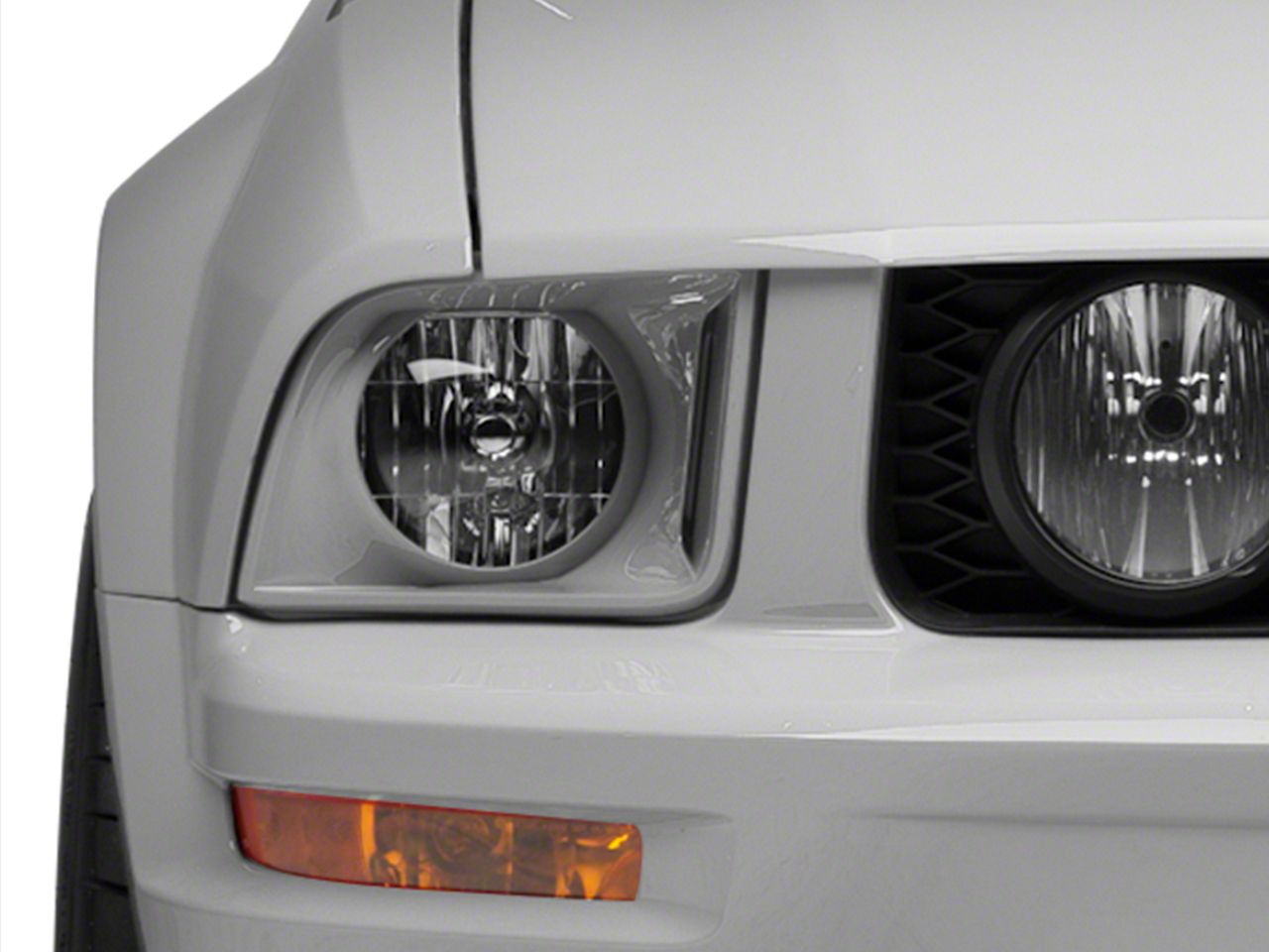 Raxiom Retro Style Headlights - Unpainted (05-09 GT, V6)