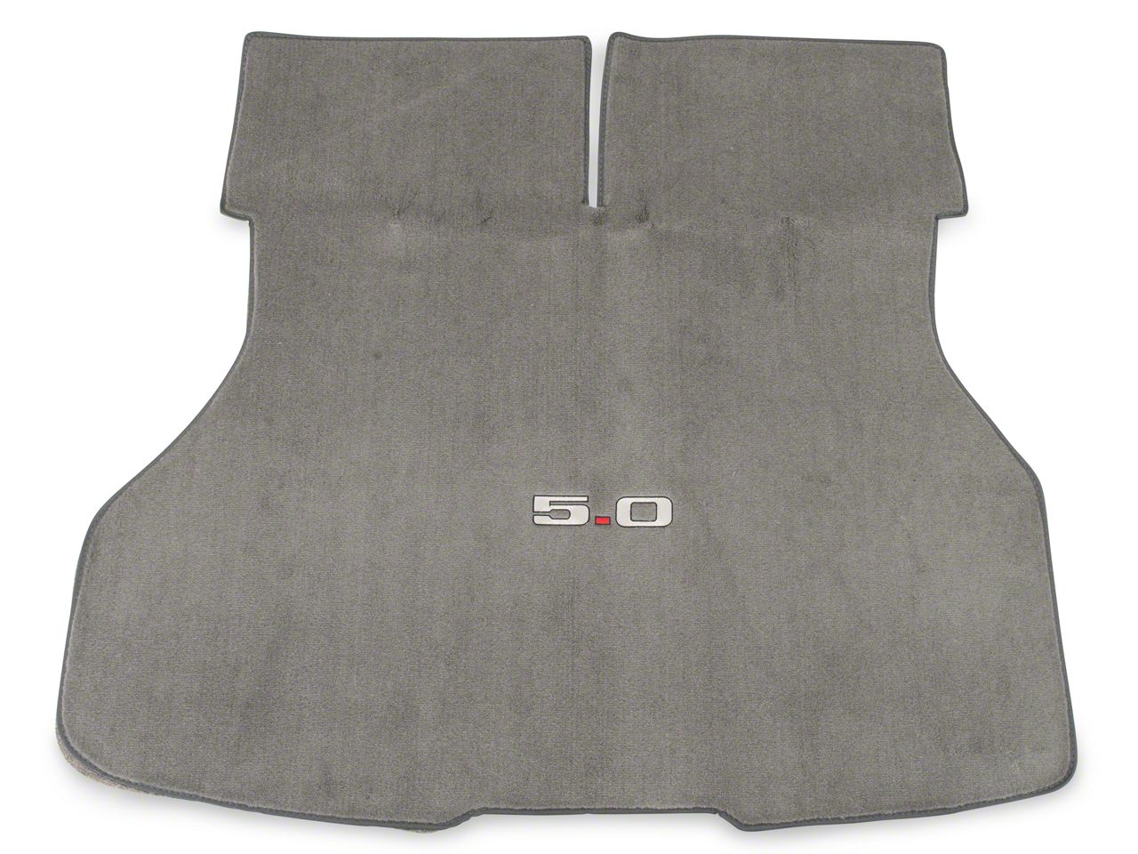 Replacement Hatch Carpet - Titanium Gray w/ 5.0 Logo (87-93 All)