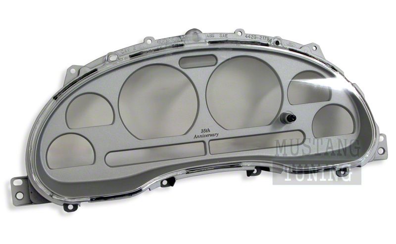 Ford Silver Instrument Bezel & Clear Lens (99-04)