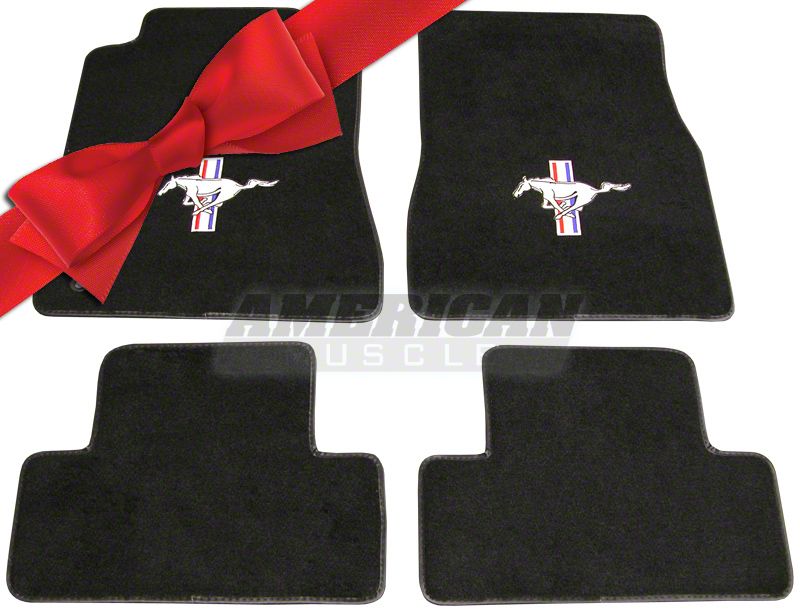 ACC Mustang Pony Floor Mats (Black 2005+)