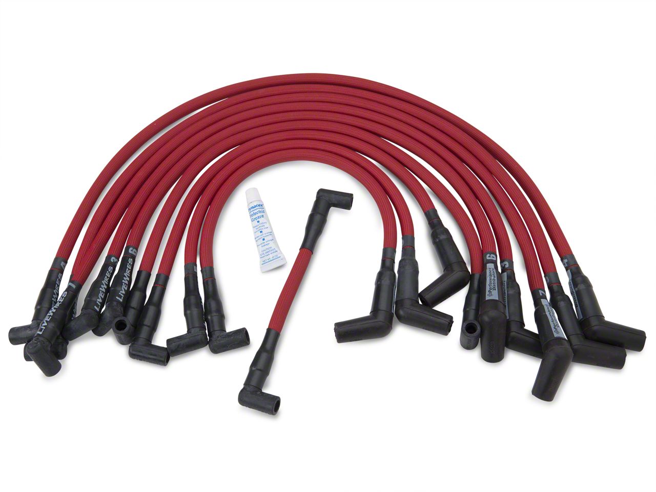 Performance Distributors Livewires 10mm Spark Plug Wires - Red (86-95 5.0L)