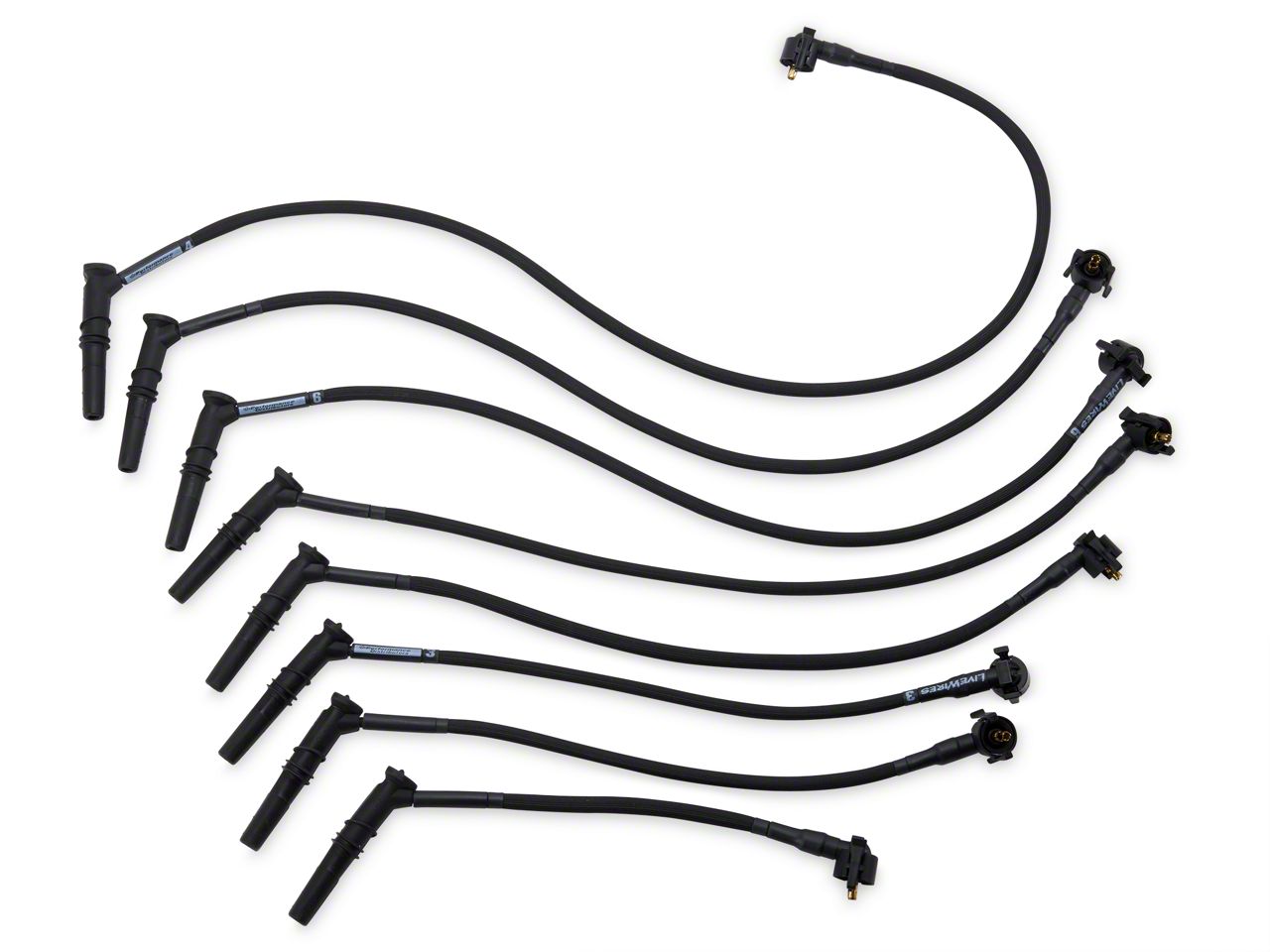 Performance Distributors Livewires 10mm Spark Plug Wires - Black (96-98 GT)