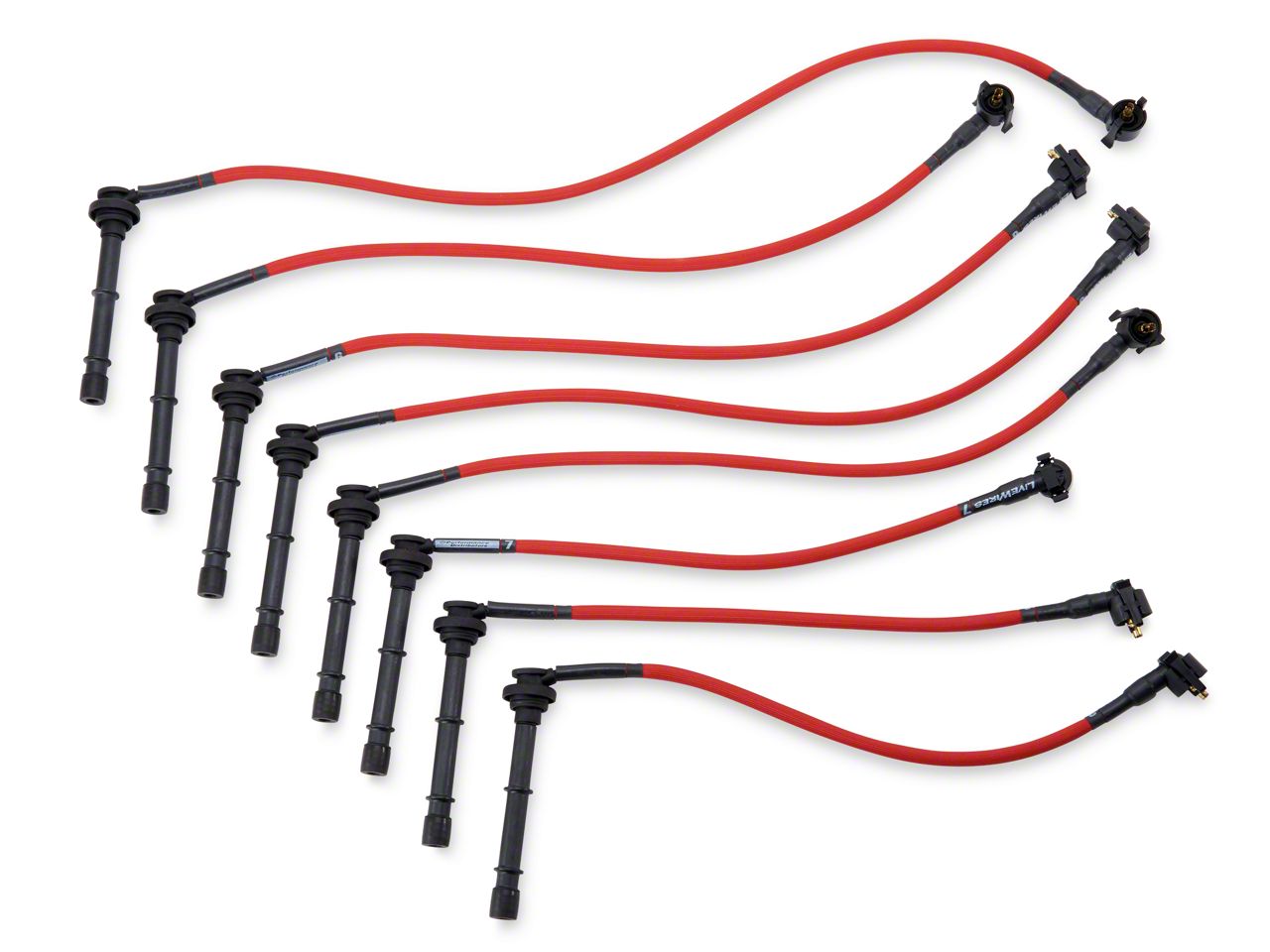 Performance Distributors Livewires 10mm Spark Plug Wires - Red (96-98 Cobra)
