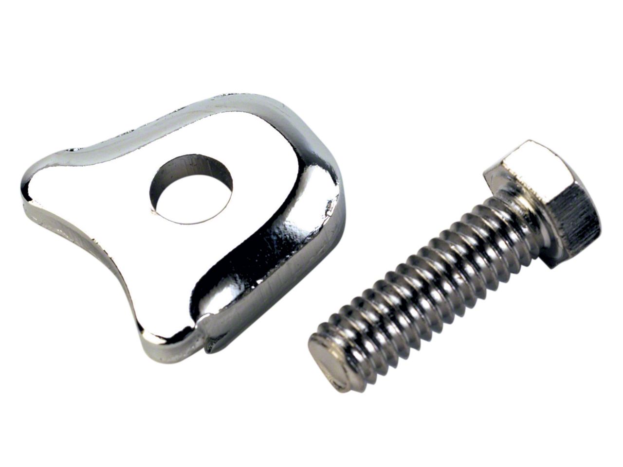 Ford Racing Chrome Distributor Hold Down Clamp (79-95 All)