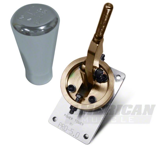 Pro-5.0 Shifter and Polished Billet Shift Knob Combo Pack (T-5/T-45)