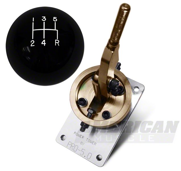 Pro-5.0 Shifter and Black Billiard Ball Shift Knob Combo Pack (T-5/T-45)