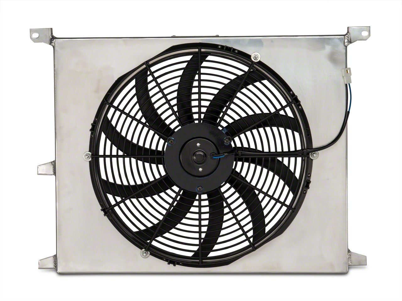 SR Performance 16in High Performance Mustang Slim Electric Radiator Fan with Shroud 525039 (79