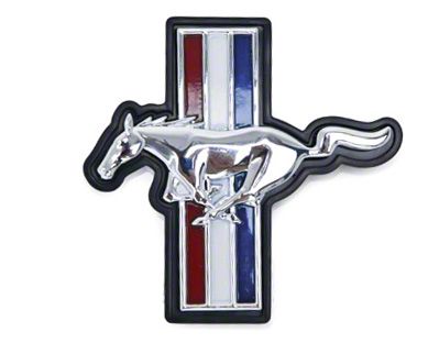 3DCarbon Tri-Bar Running Pony Emblem w/ Bracket (05-14 All)