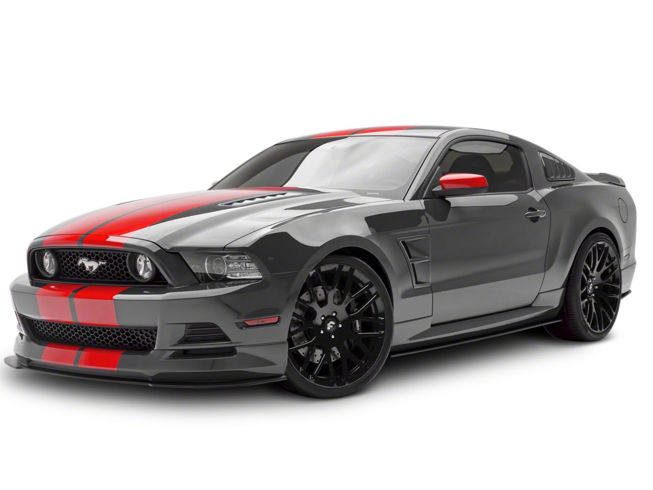 3D Carbon Boy Racer Body 4pc Kit - Unpainted (13-14 GT, V6)