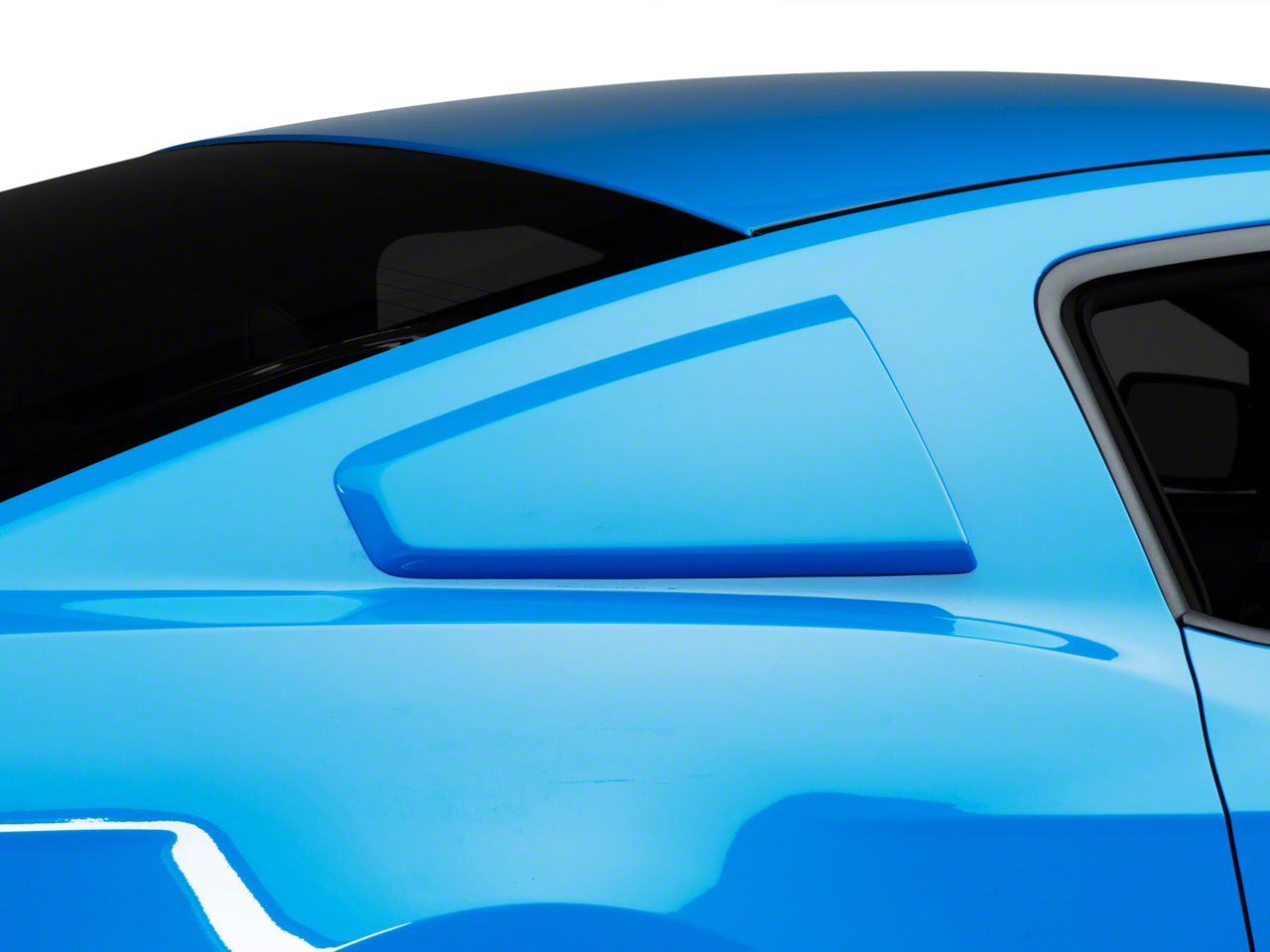 3DCarbon Type I Quarter Window Scoops - Unpainted (10-14 All)