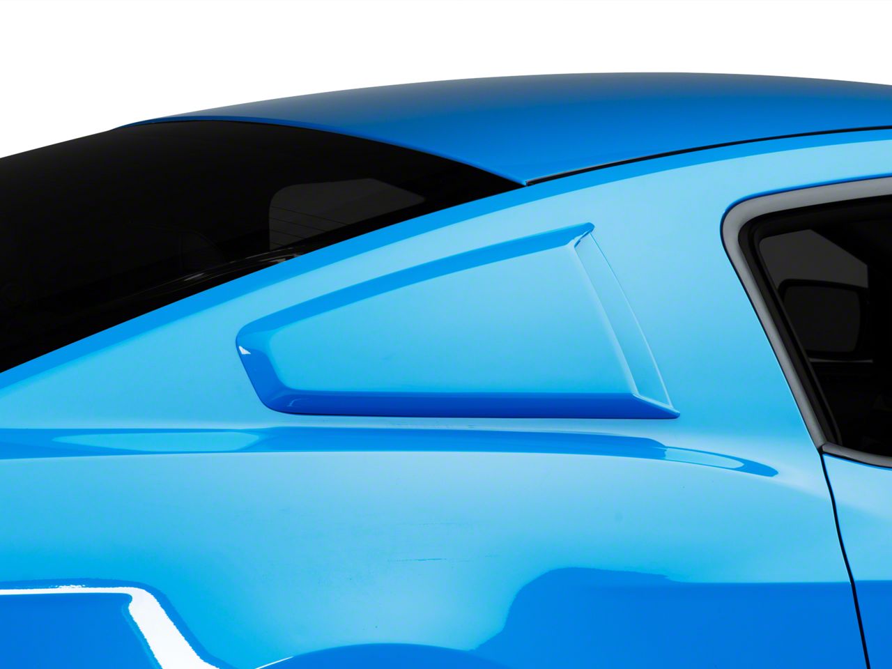 3DCarbon Type II Quarter Window Scoops - Unpainted (10-14 All)
