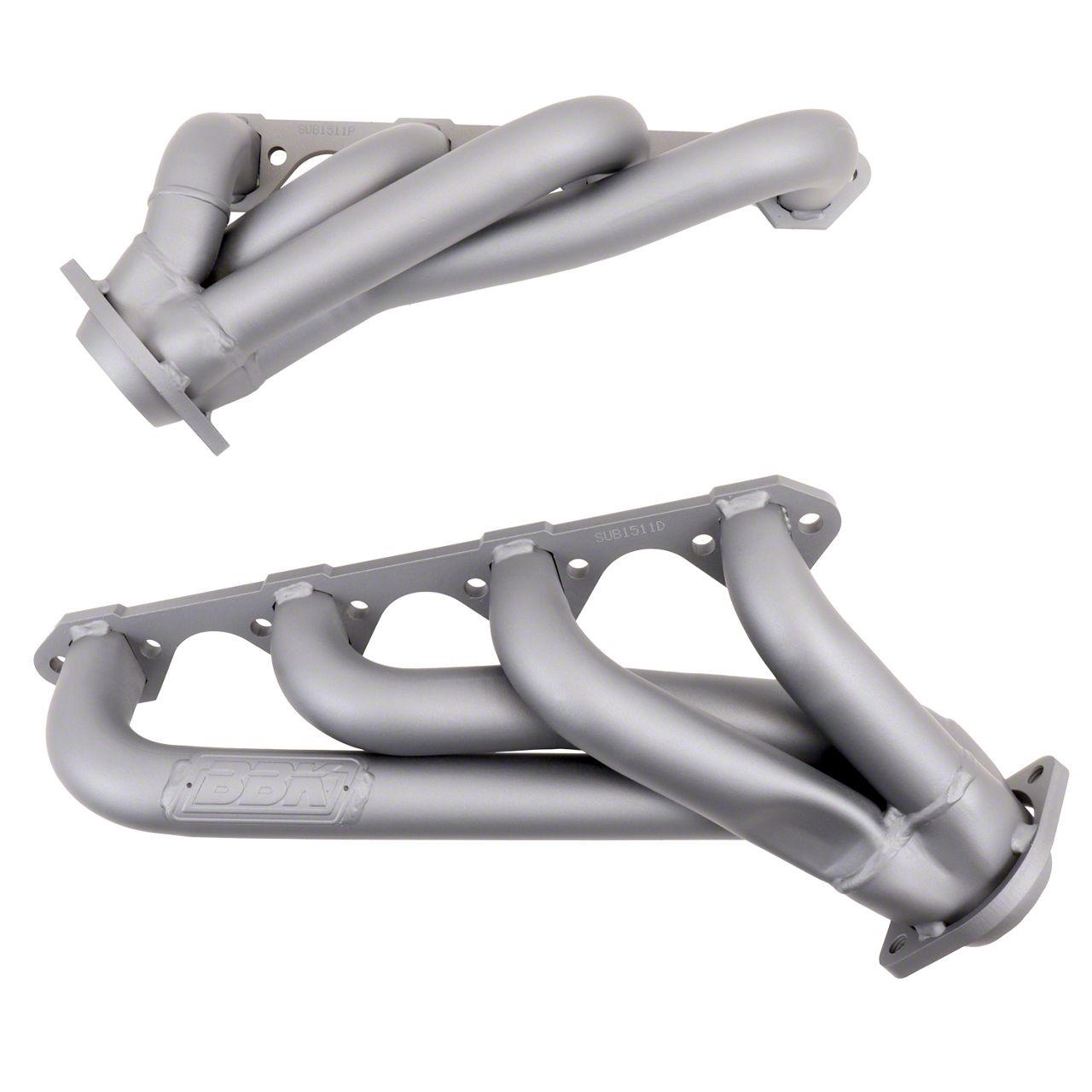 BBK Chrome Unequal Length Shorty Headers (79-93 5.8L)