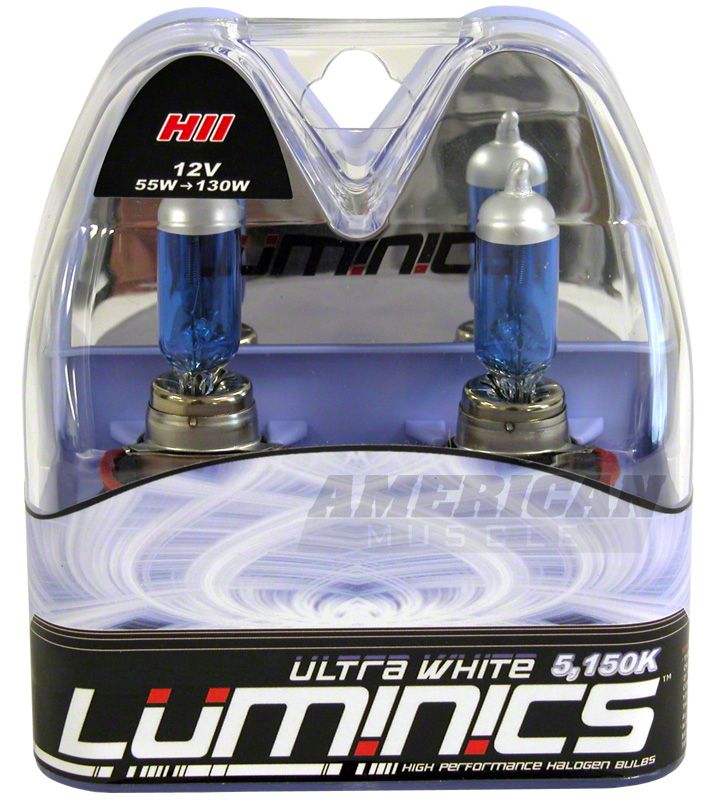 Luminics Pure White Light Bulbs - H11