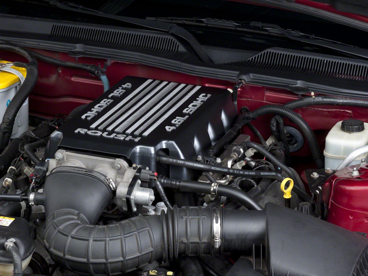 Roush Plenum Cover - Black (05-10 GT)