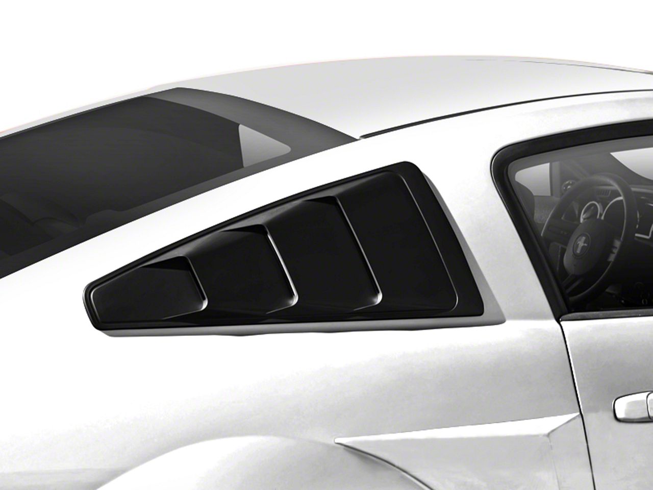 MMD Quarter Window Louvers - Matte Black (05-14 All)