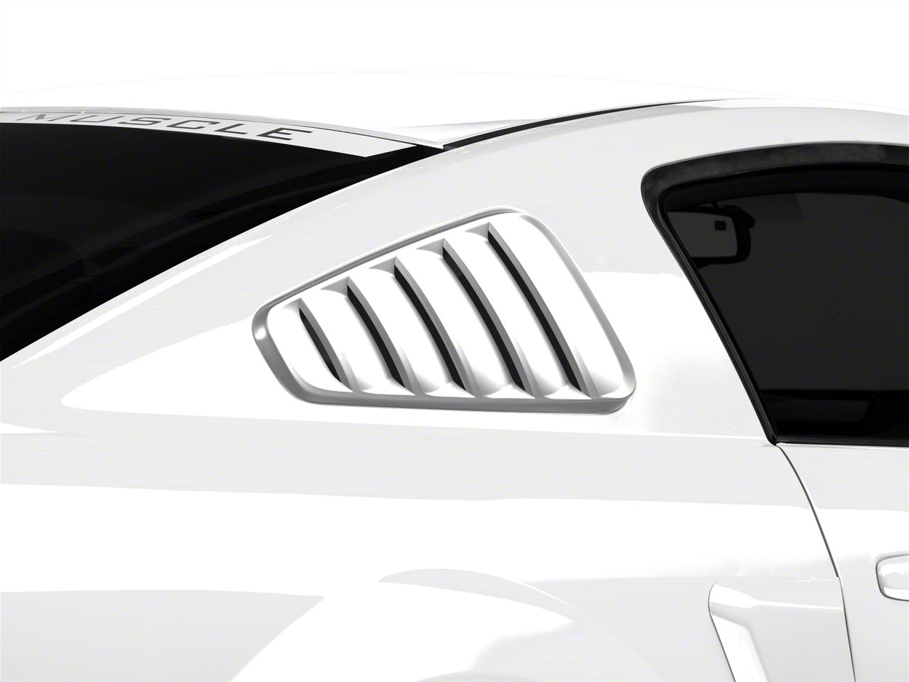 MMD Classic Quarter Window Louvers - Unpainted (05-09 All)