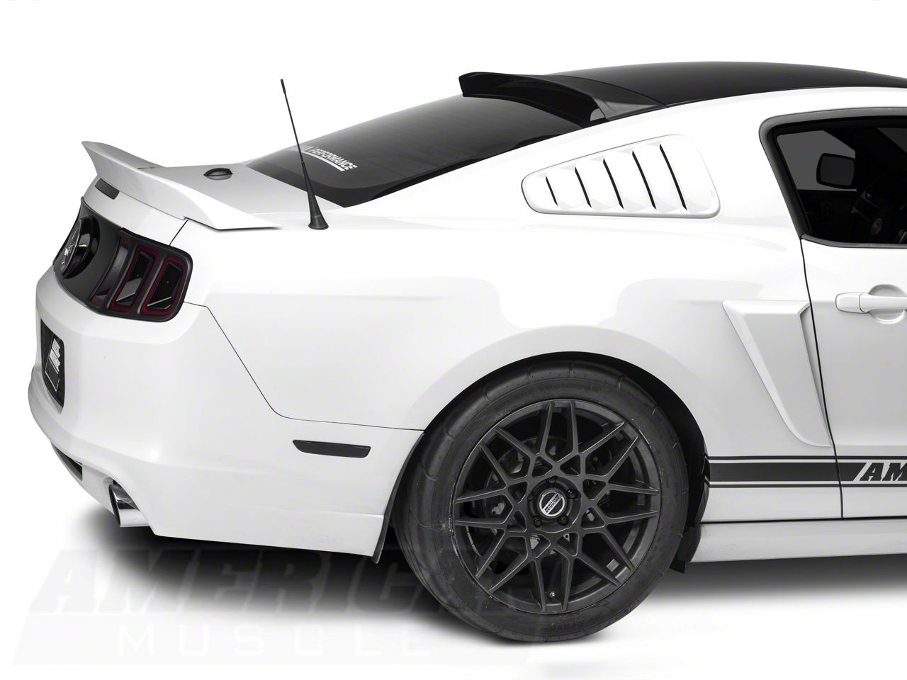 MMD Mustang Roof Spoiler Matte Black 7133699 (0514 All) Free Shipping