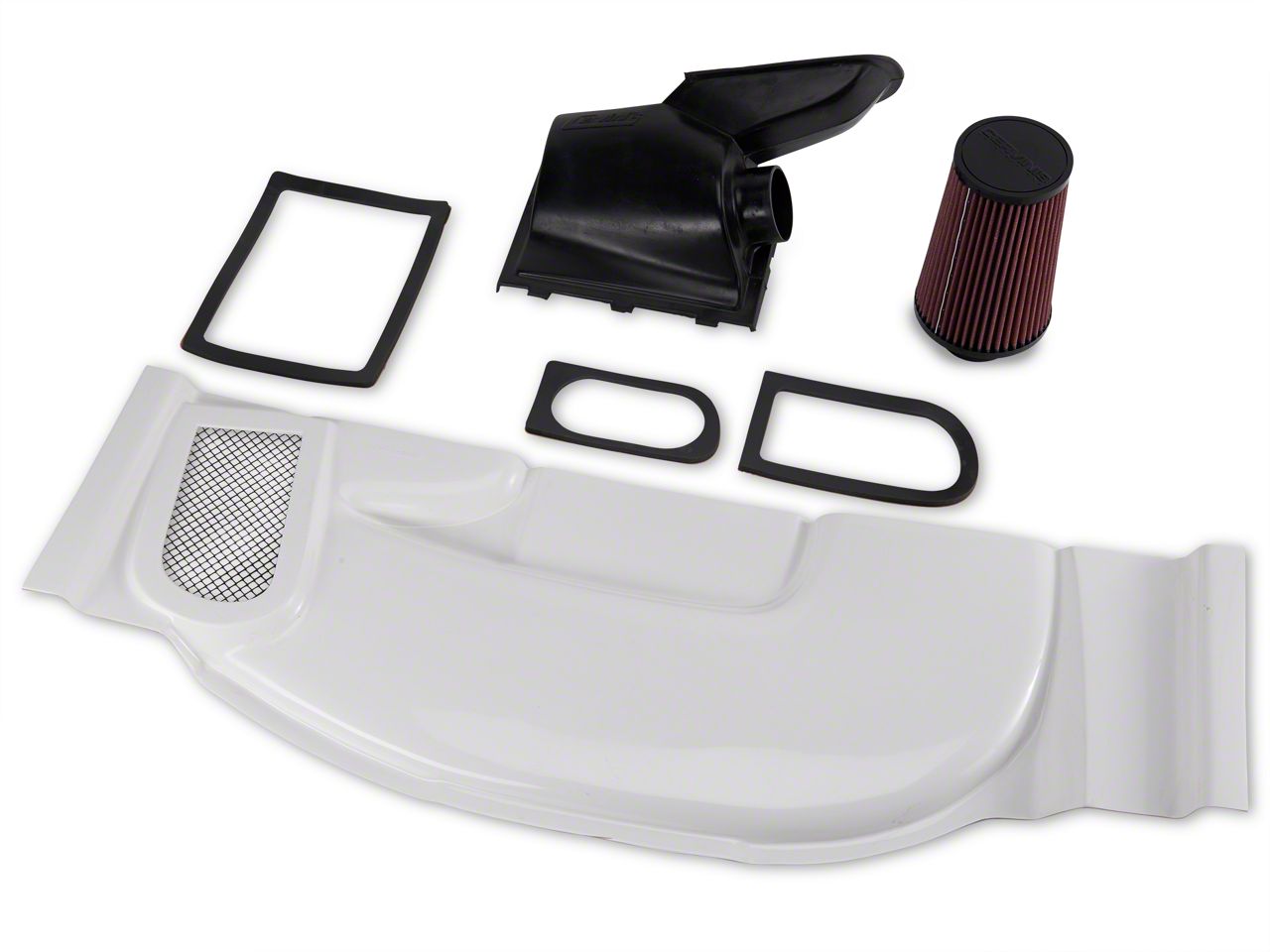 Cervini Functional Ram Air Kit for Stormin Norman Hood (87-93 5.0L)