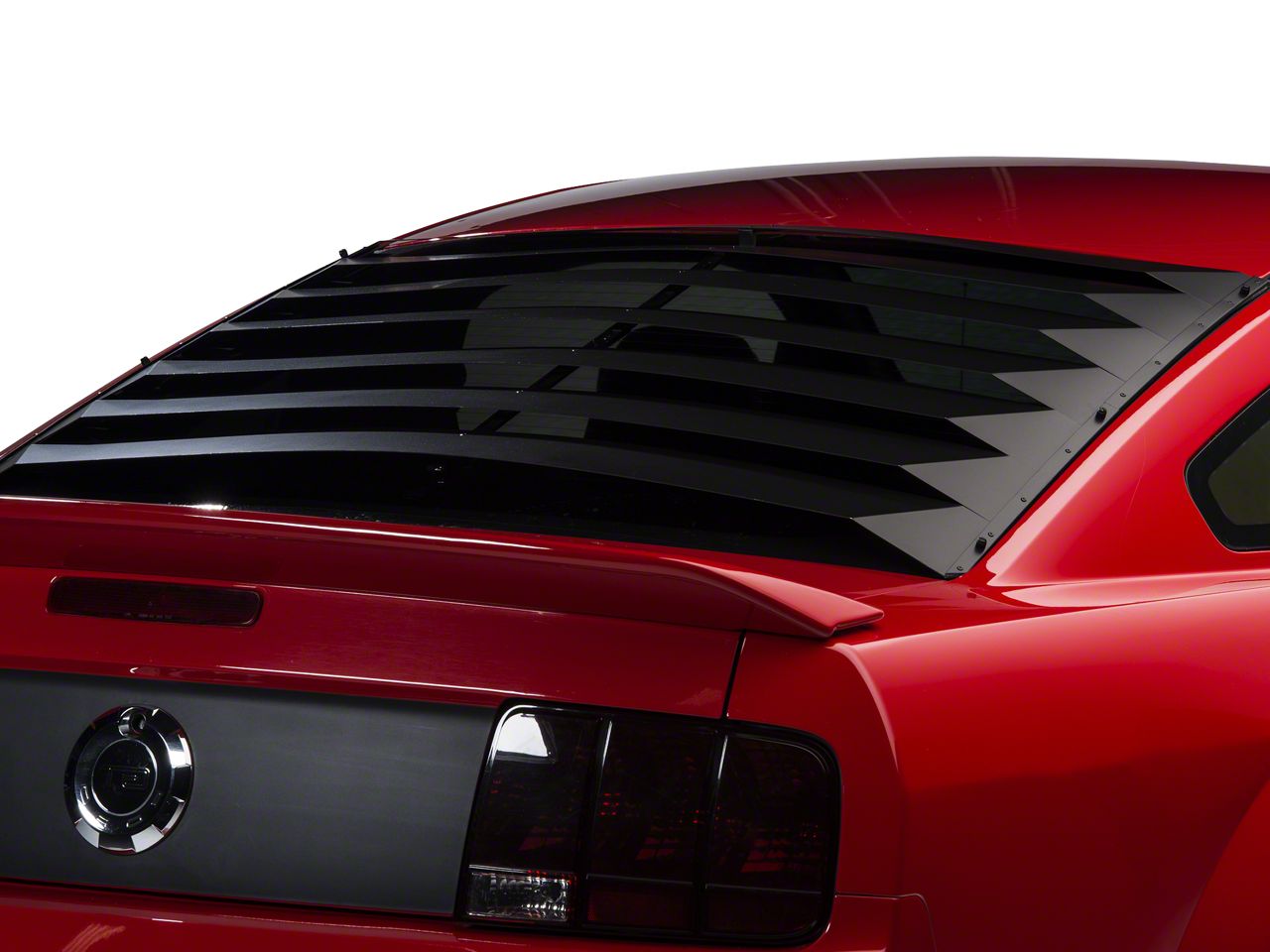 Willpak Rear Window Louvers - Smooth Aluminum (05-13 All)