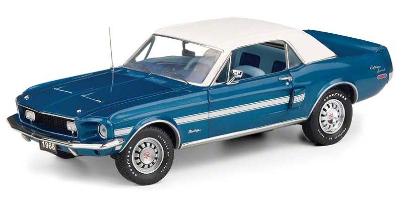 Diecast 1/24 Scale 1968 California Special Mustang - Franklin Mint Limited Edition