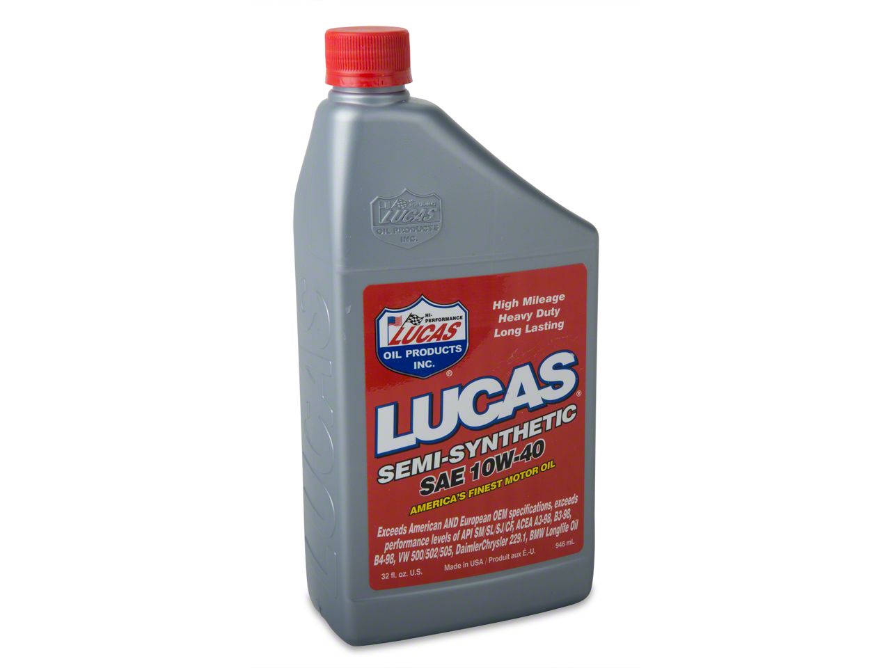 Lucas Semi-Synthetic 10W40 Motor Oil