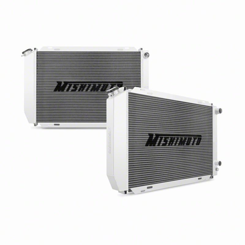 Mishimoto Aluminum Mustang Dual Pass Racing Radiator - Manual - (79-93)